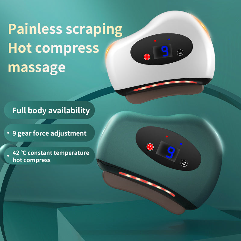 Intelligent facial lifting and shaving beauty instrument, meridian brush massage device, scraping instrument