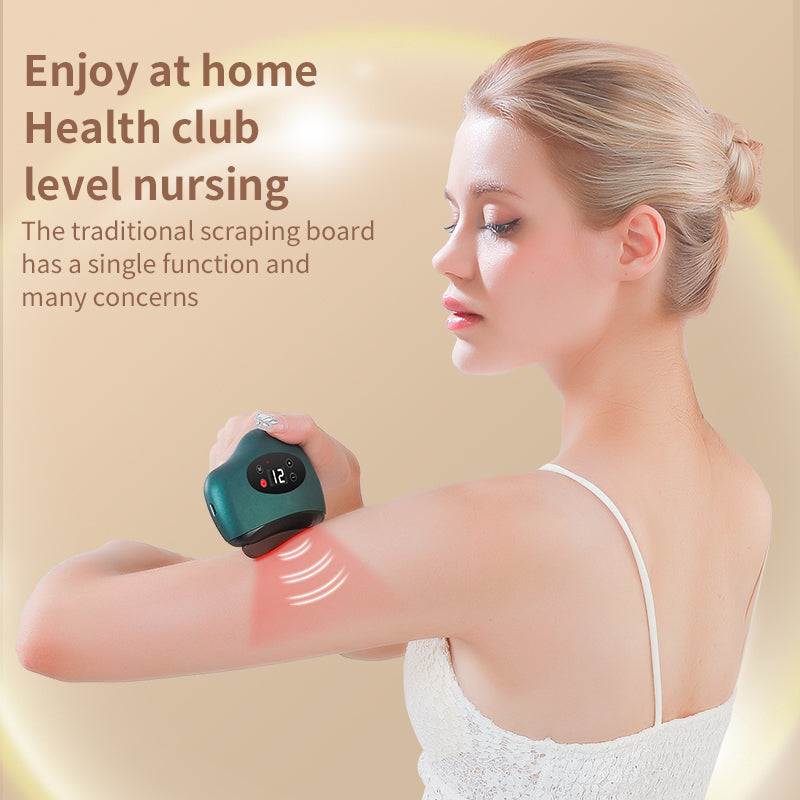 Intelligent facial lifting and shaving beauty instrument, meridian brush massage device, scraping instrument