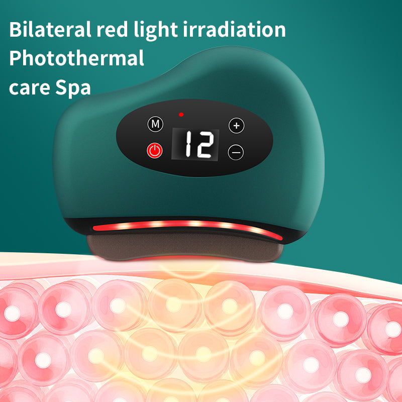 Intelligent facial lifting and shaving beauty instrument, meridian brush massage device, scraping instrument