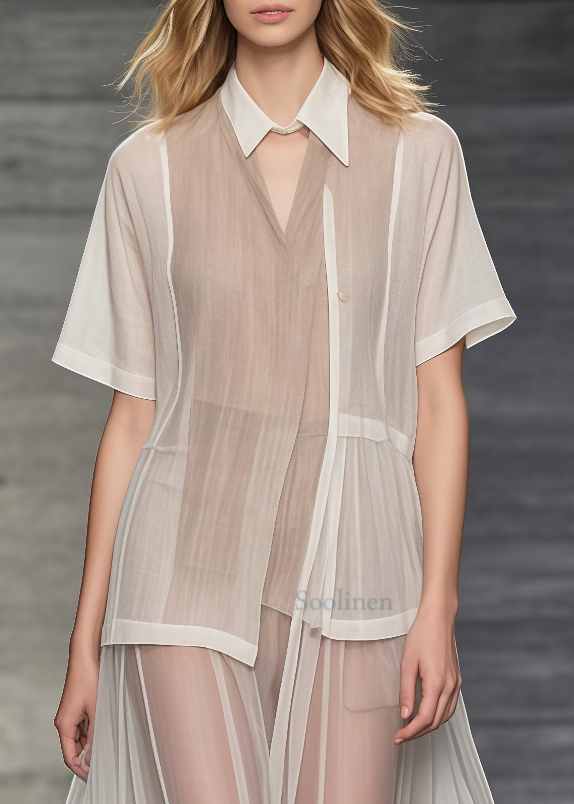 Bohemian Khaki Asymmetrical Patchwork Tulle Robe Dresses Summer