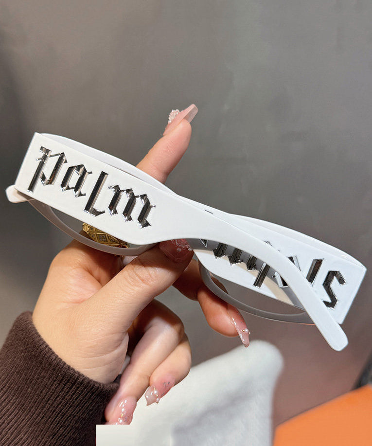 Boho Rose Resin Graphic Sunglasses