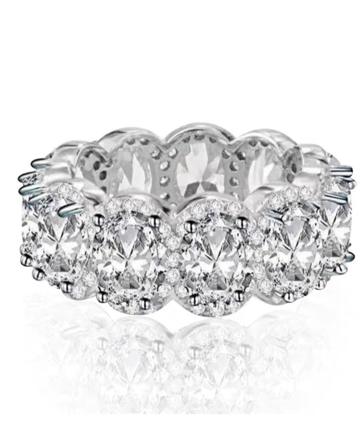 Boho Silk Alloy Zircon Open Rings
