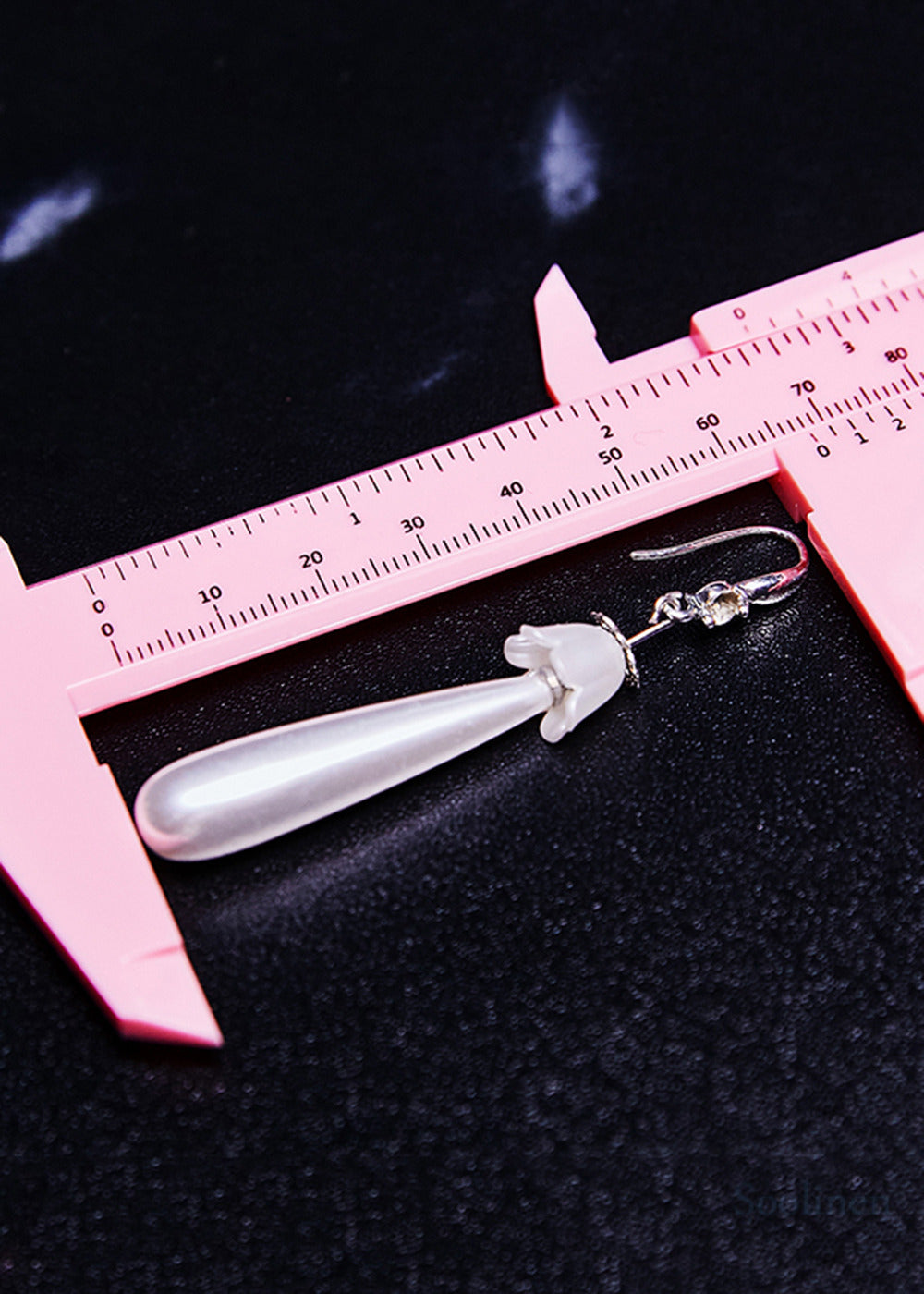 Boho White Water Droplet Pearl Drop Earrings