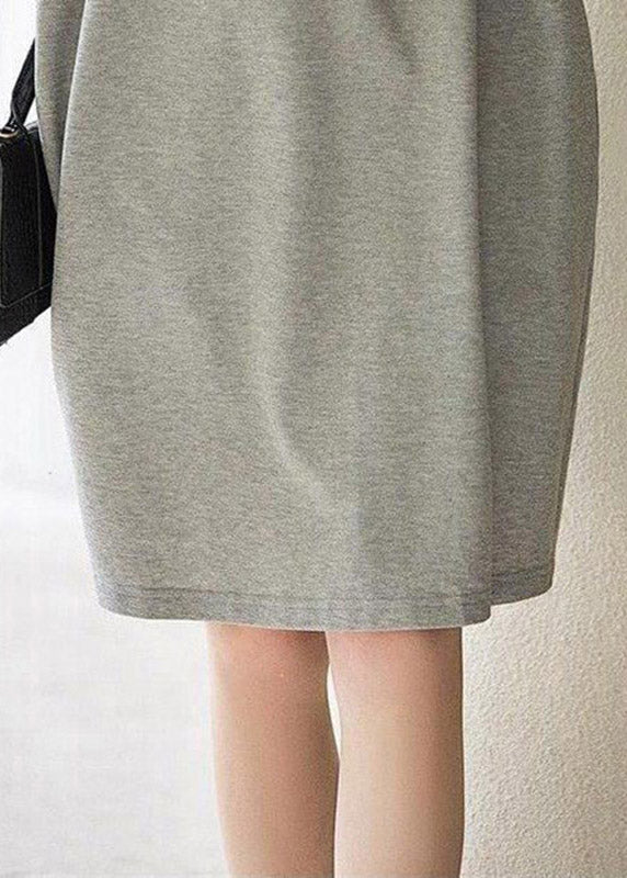 Casual Print2 Peter Pan Collar Button Cotton Maxi Dresses Short Sleeve