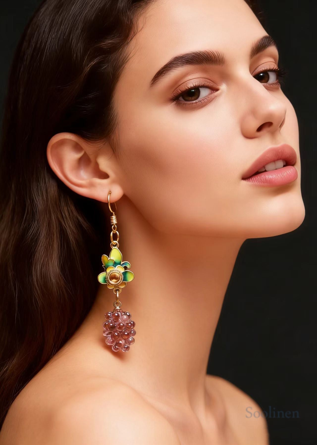 Cute Grades Acrylic Flower Drop Earrings