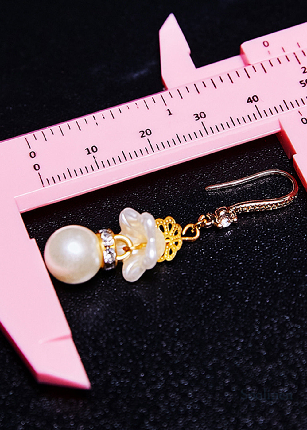 Elegant White Pearl Zircon Drop Earrings