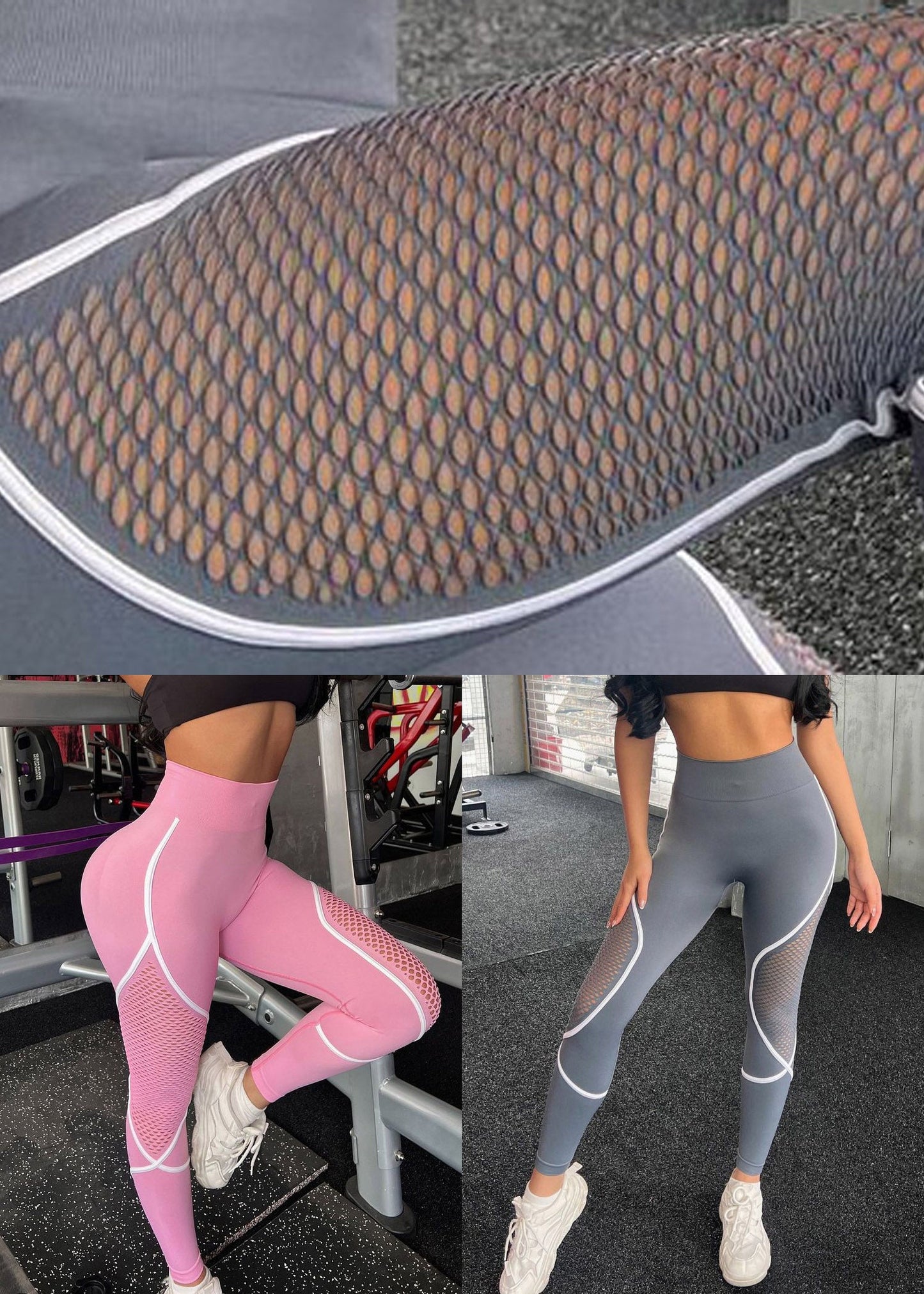 Grey Butt Scrunch Capri Running Leggings