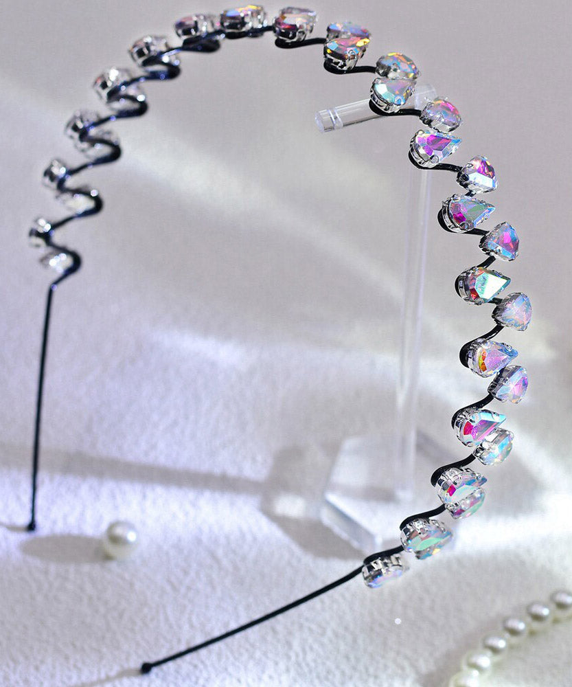 Handmade Rainbow Acrylic Zircon HairPiece