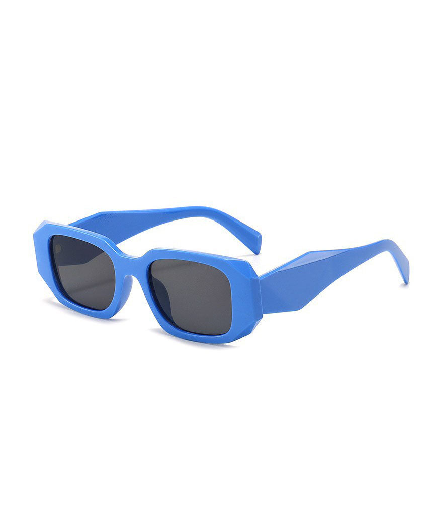 New White Polygonal Fashion Sunglasses