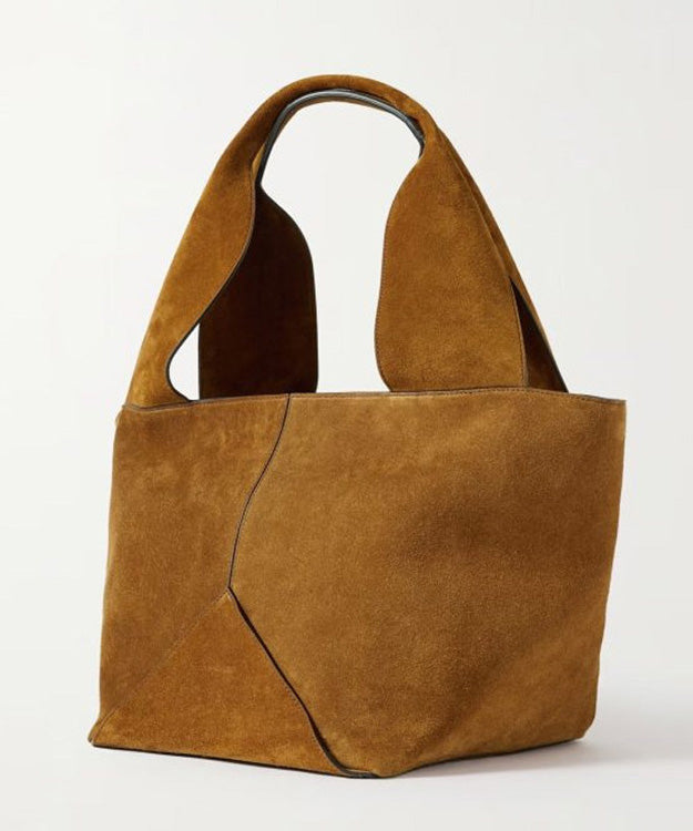 Style Brown Large Capacity Suede Shoulder Bag