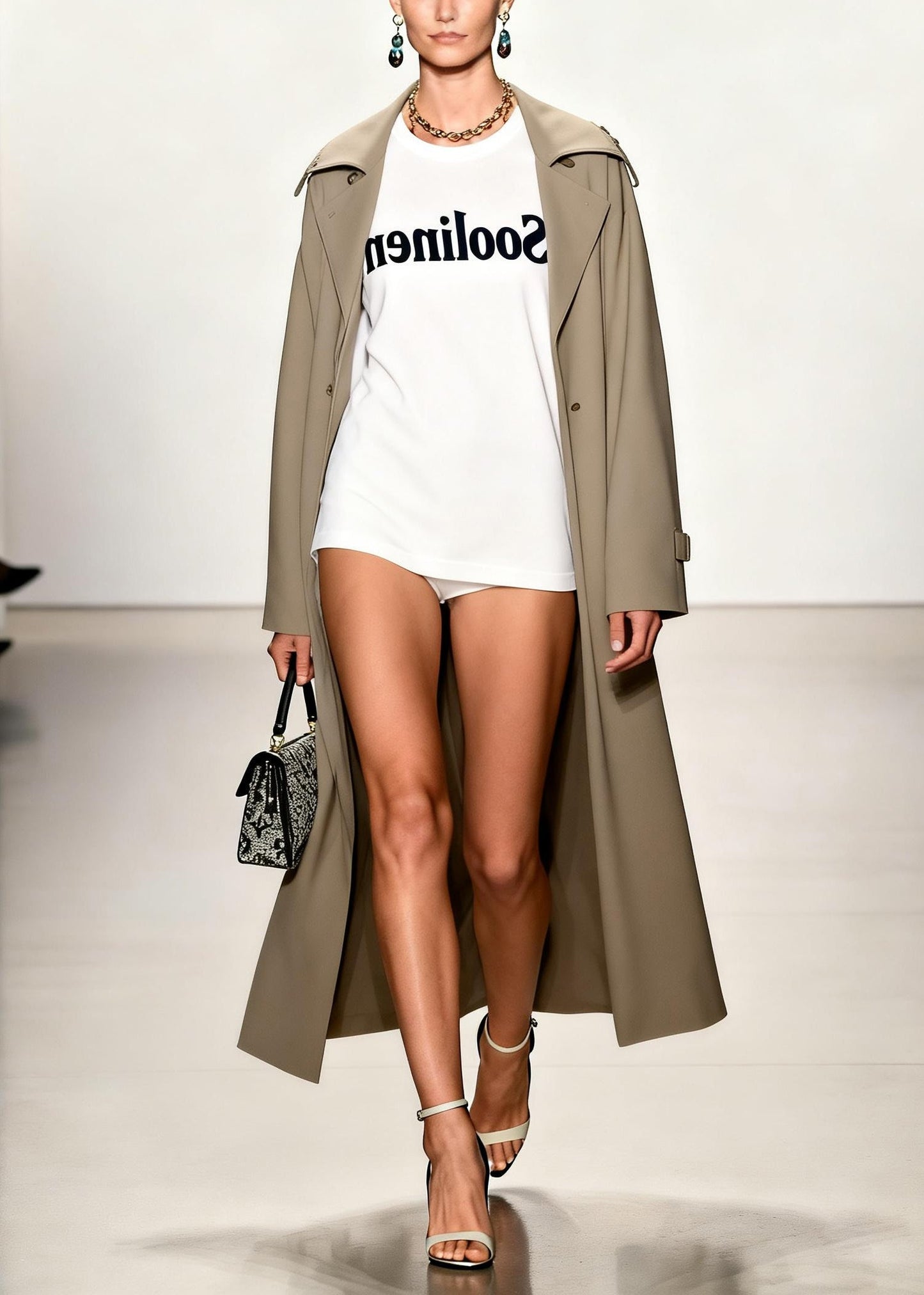 Women White Oversized Cotton T-Shirts Summer